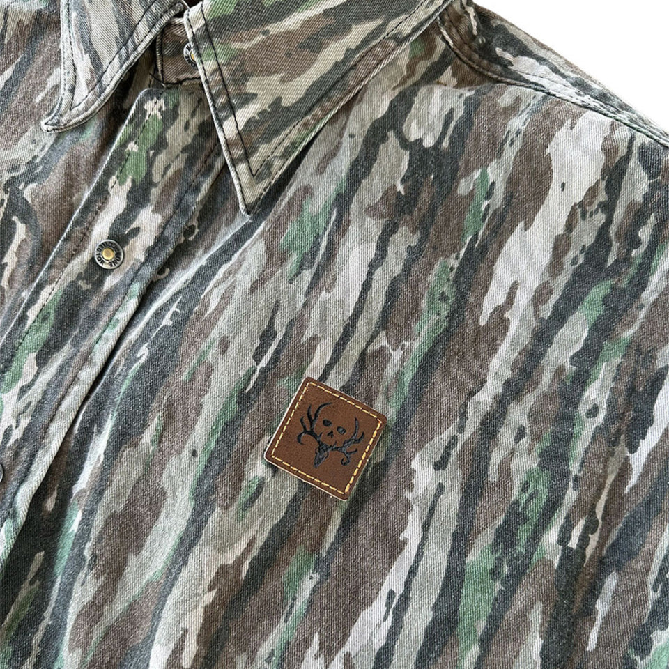 BC Raskulls Camo L/S Twill Button-Up (YOUTH)