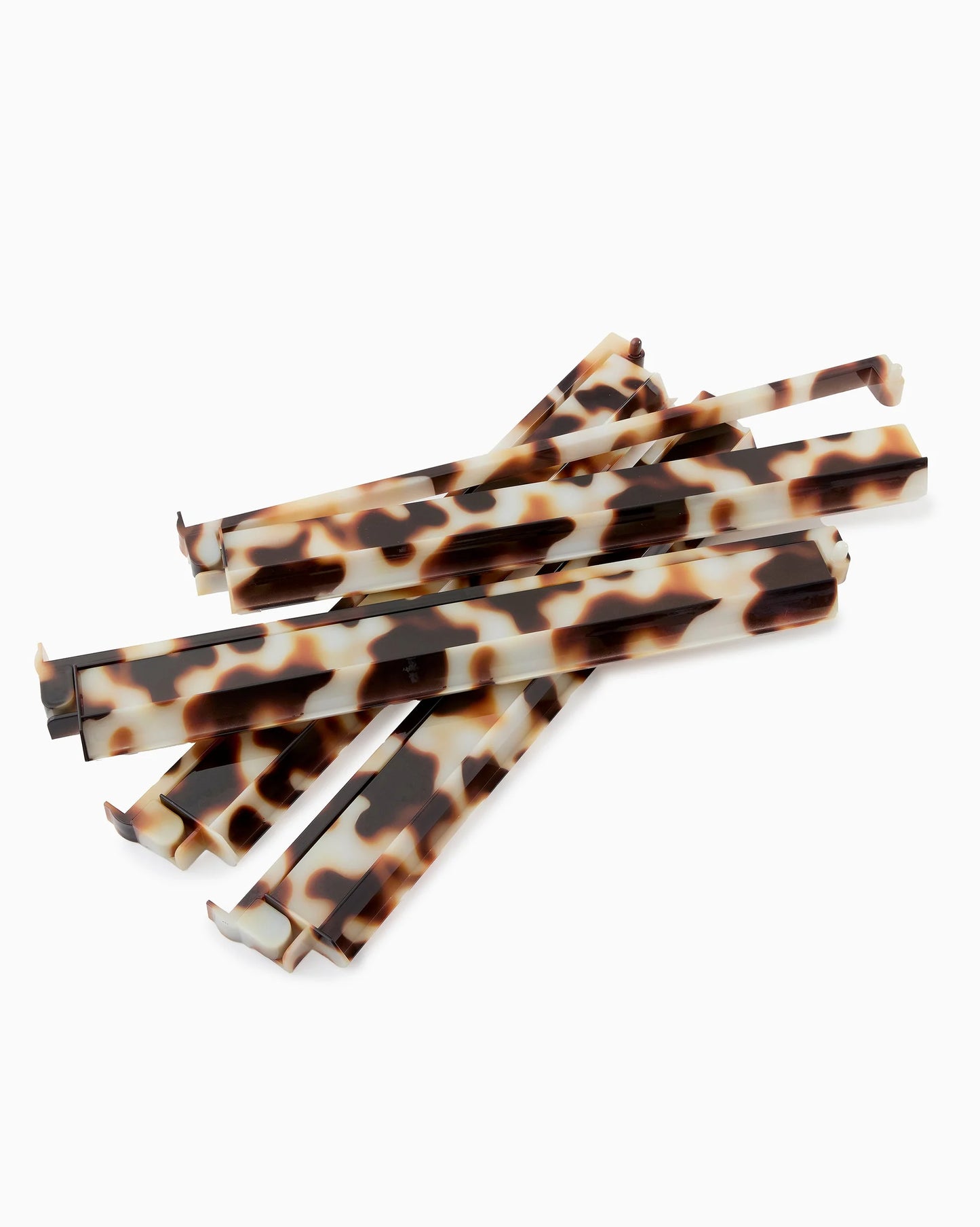 Oh My Mahjong | Blonde Tortoise Shell Acrylic Rack & Pushers Set