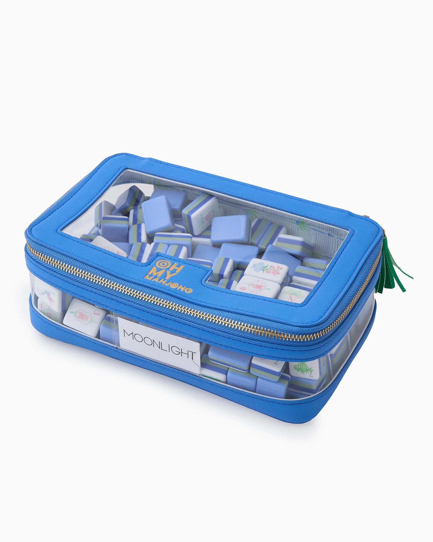 Oh My Mahjong | Blue Tile Storage Bag