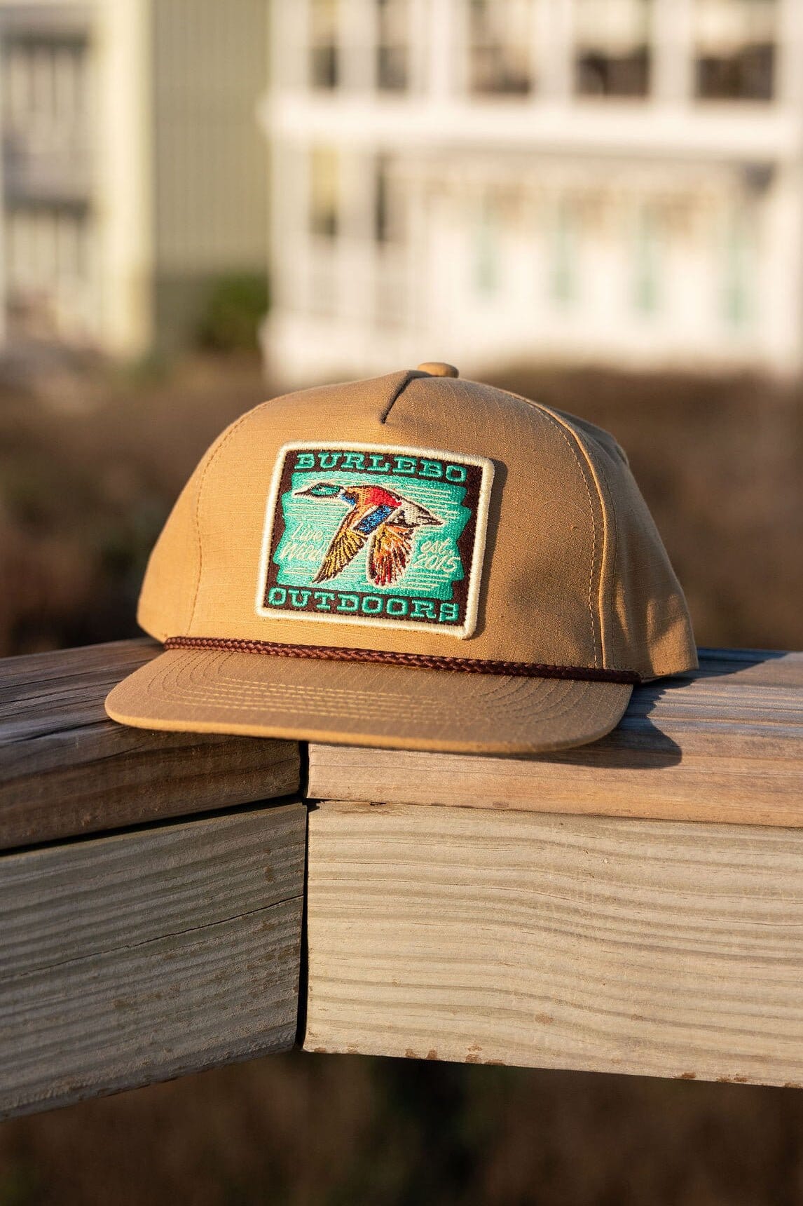 Burlebo Green Head Duck Patch Cap