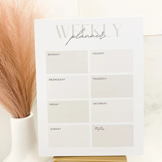 Trendy Weekly Planner Notepad