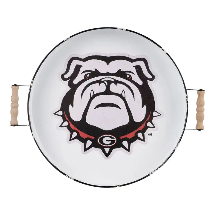 Go Dawgs Enamel Tray