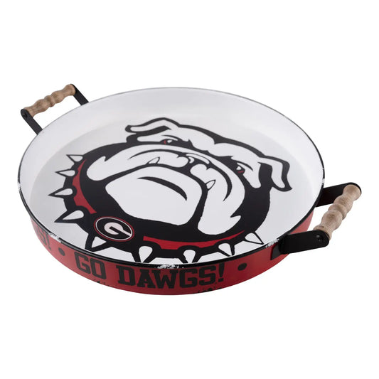 Go Dawgs Enamel Tray