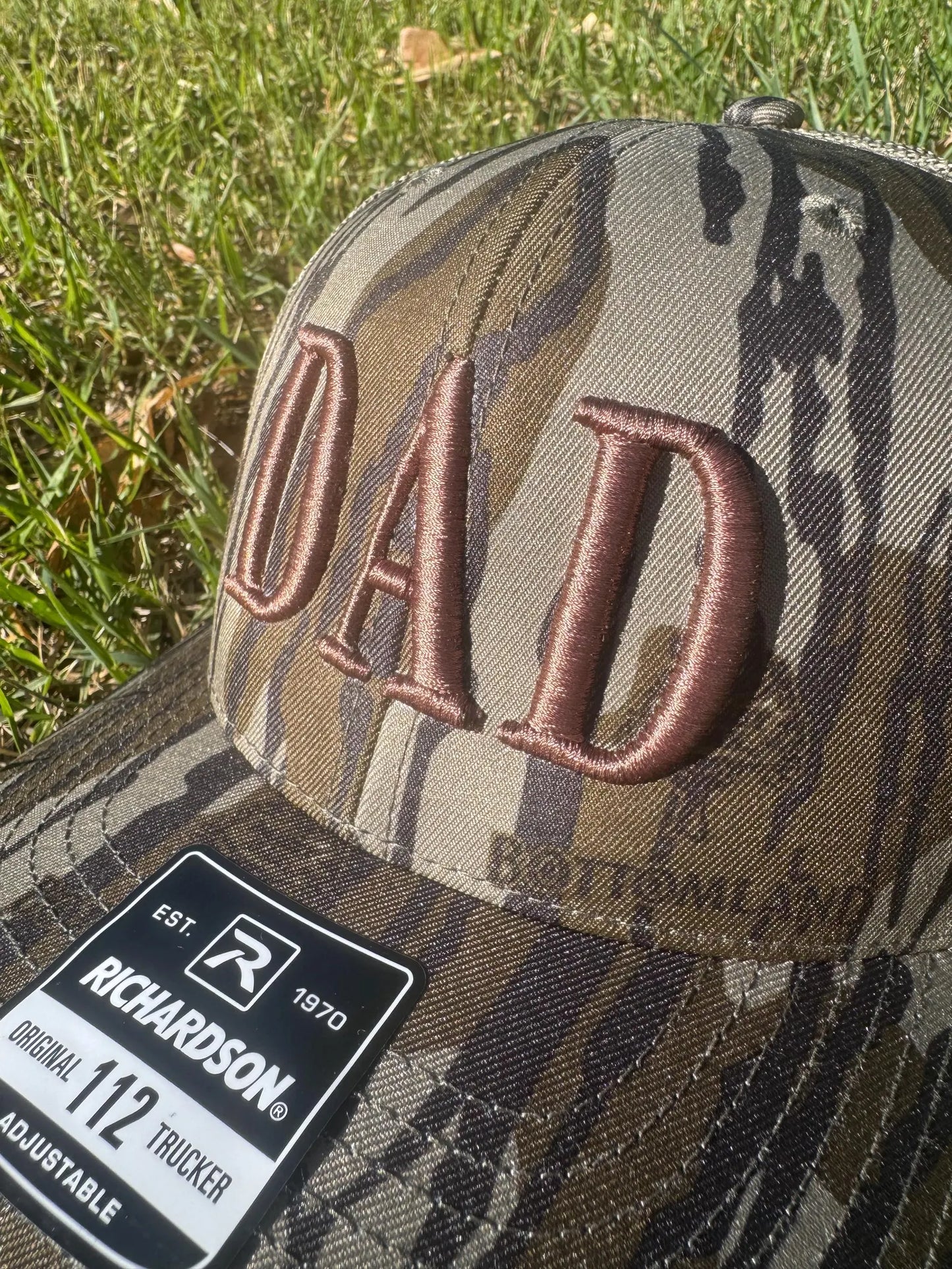 Mossy Oak Bottomland DAD 3D PUFF Embroidered Hat