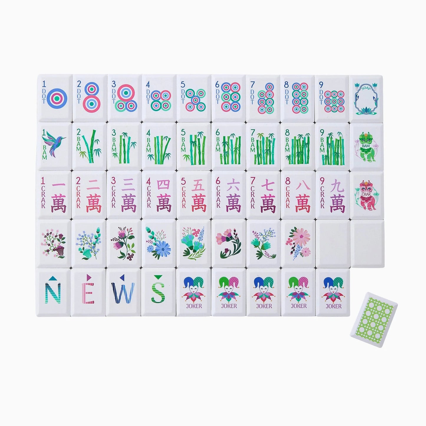 Oh My Mahjong | Jardin Debutante Tile Set