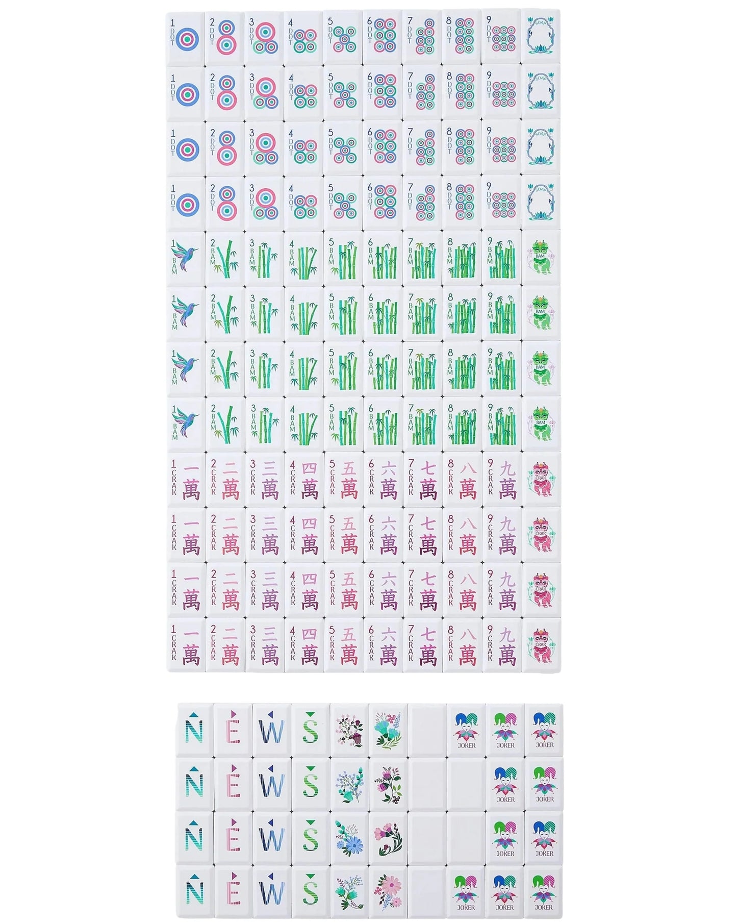 Oh My Mahjong | Jardin Debutante Tile Set