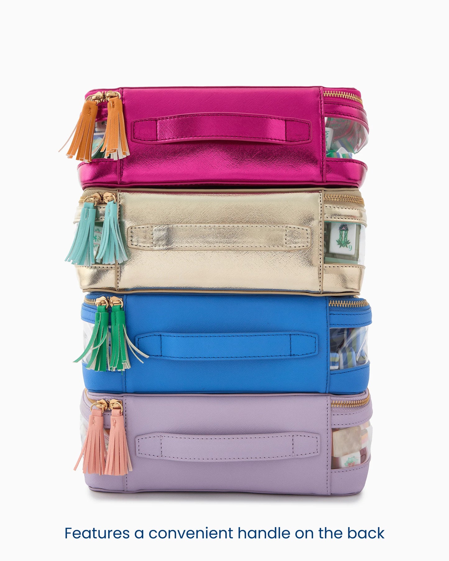 Oh My Mahjong | Lavender Tile Storage Bag