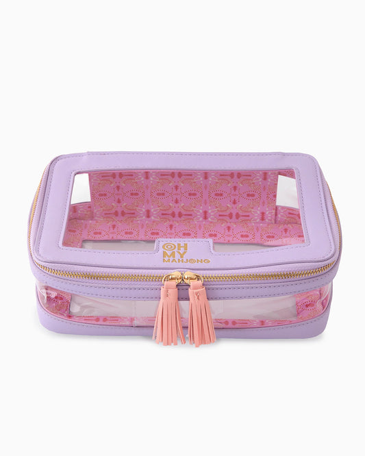 Oh My Mahjong | Lavender Tile Storage Bag
