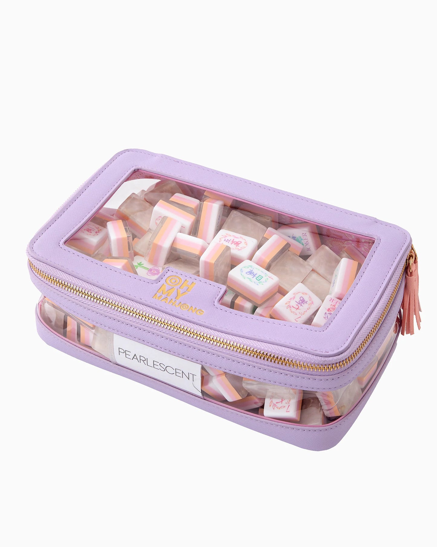 Oh My Mahjong | Lavender Tile Storage Bag