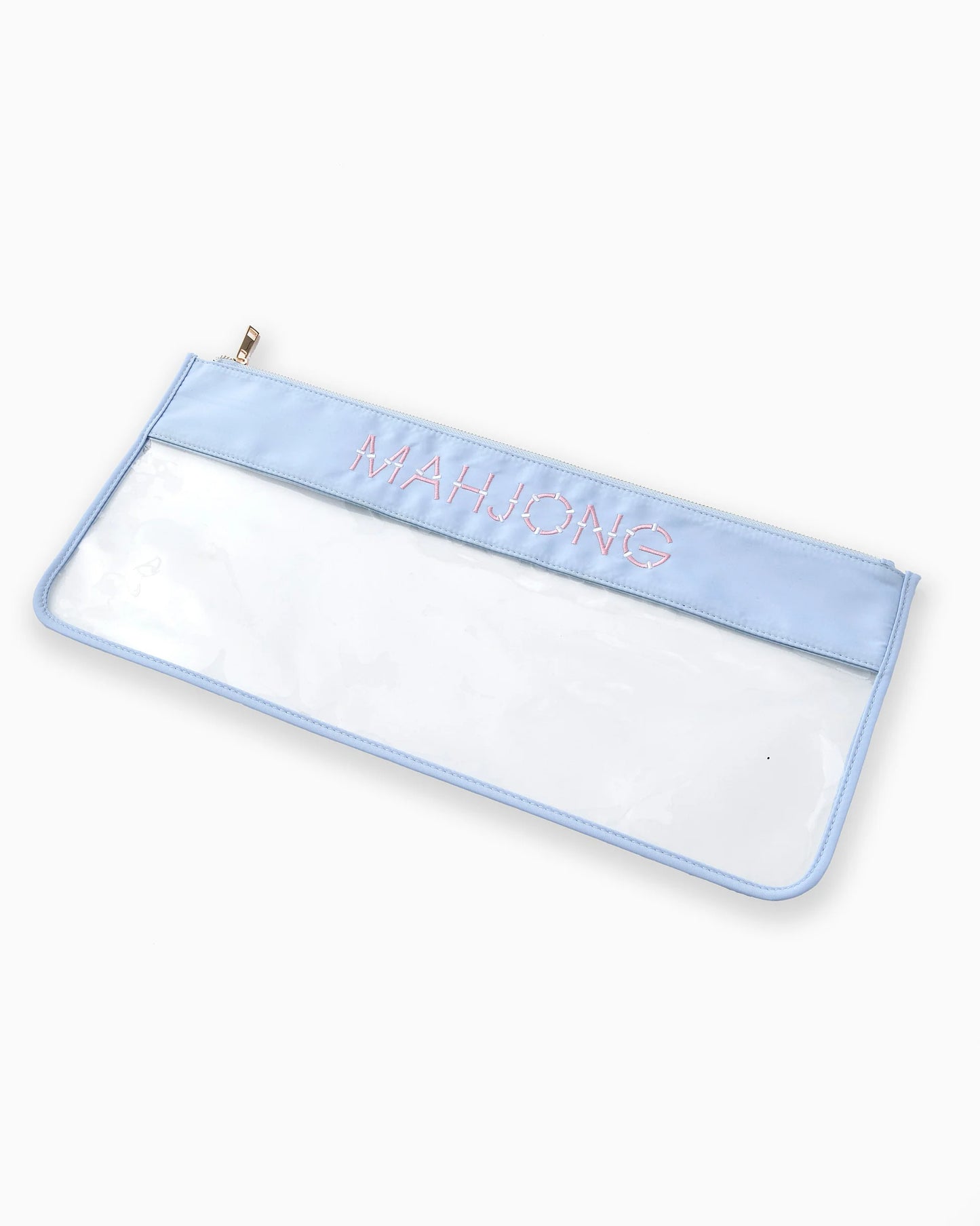 Oh My Mahjong | Light Blue Bamboo Mahjong Bag