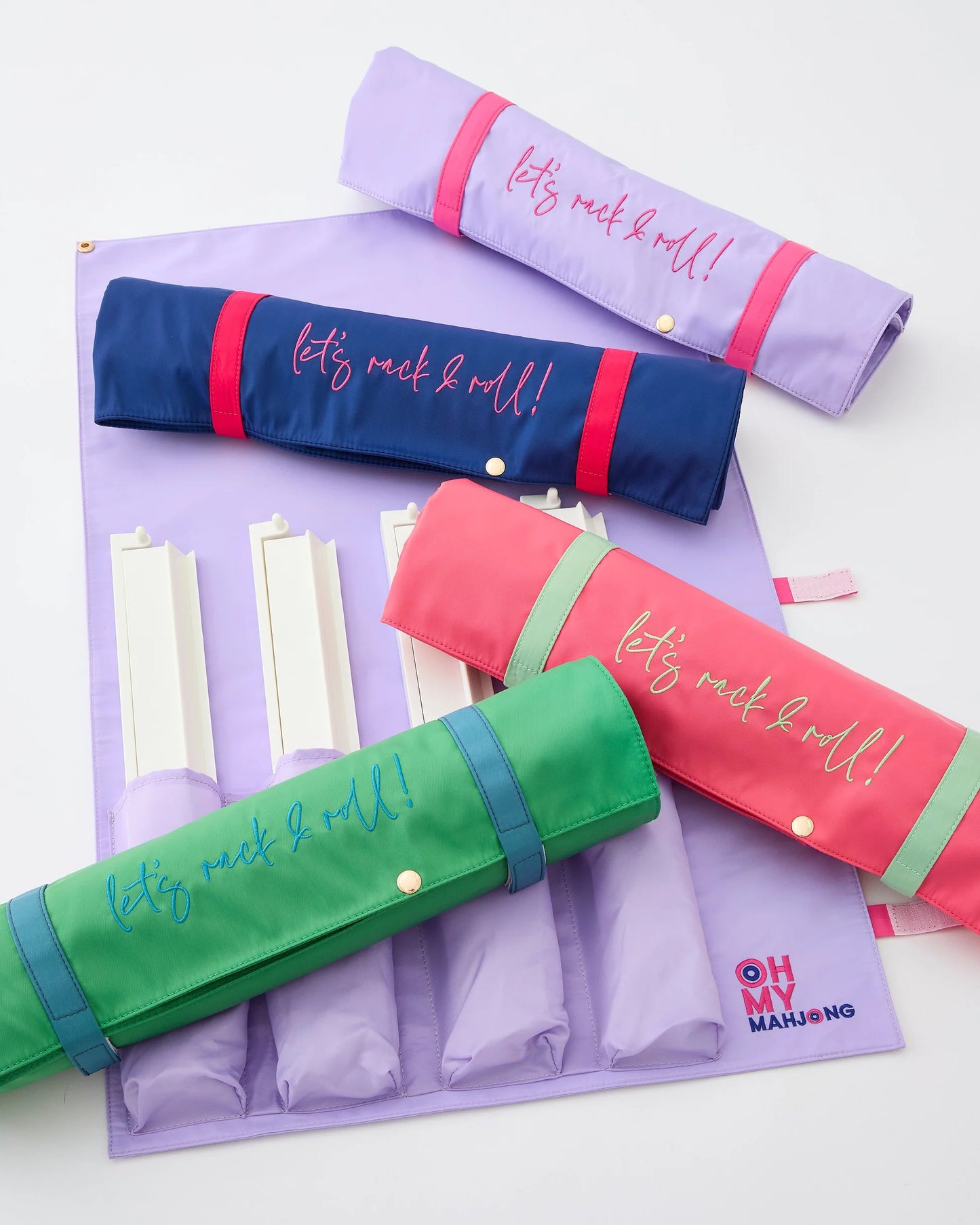 Oh My Mahjong | Lilac Let's Rack & Roll Bag