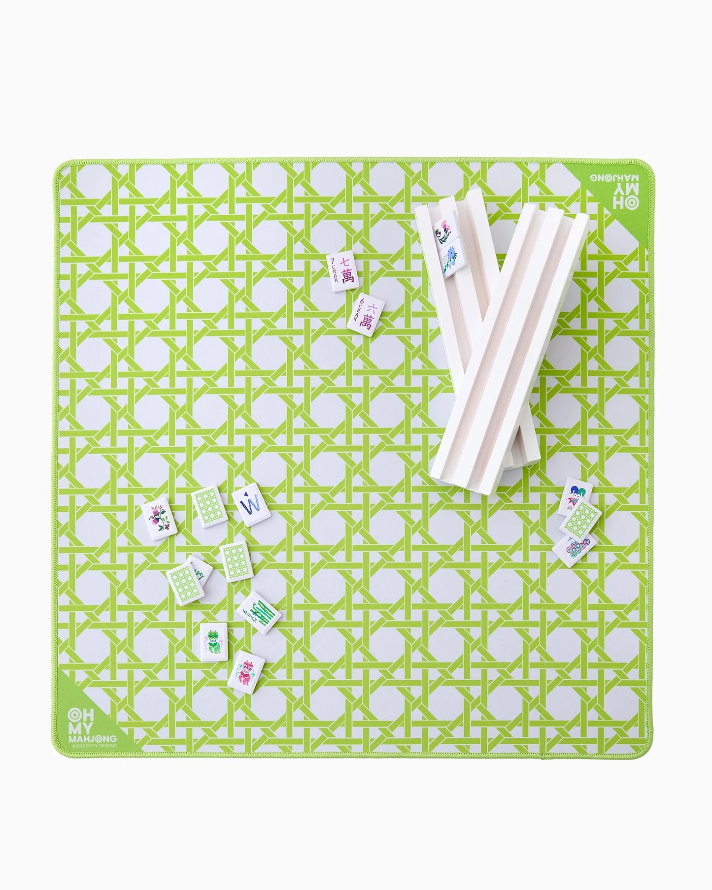 Oh My Mahjong | Mini Green Cane Mat