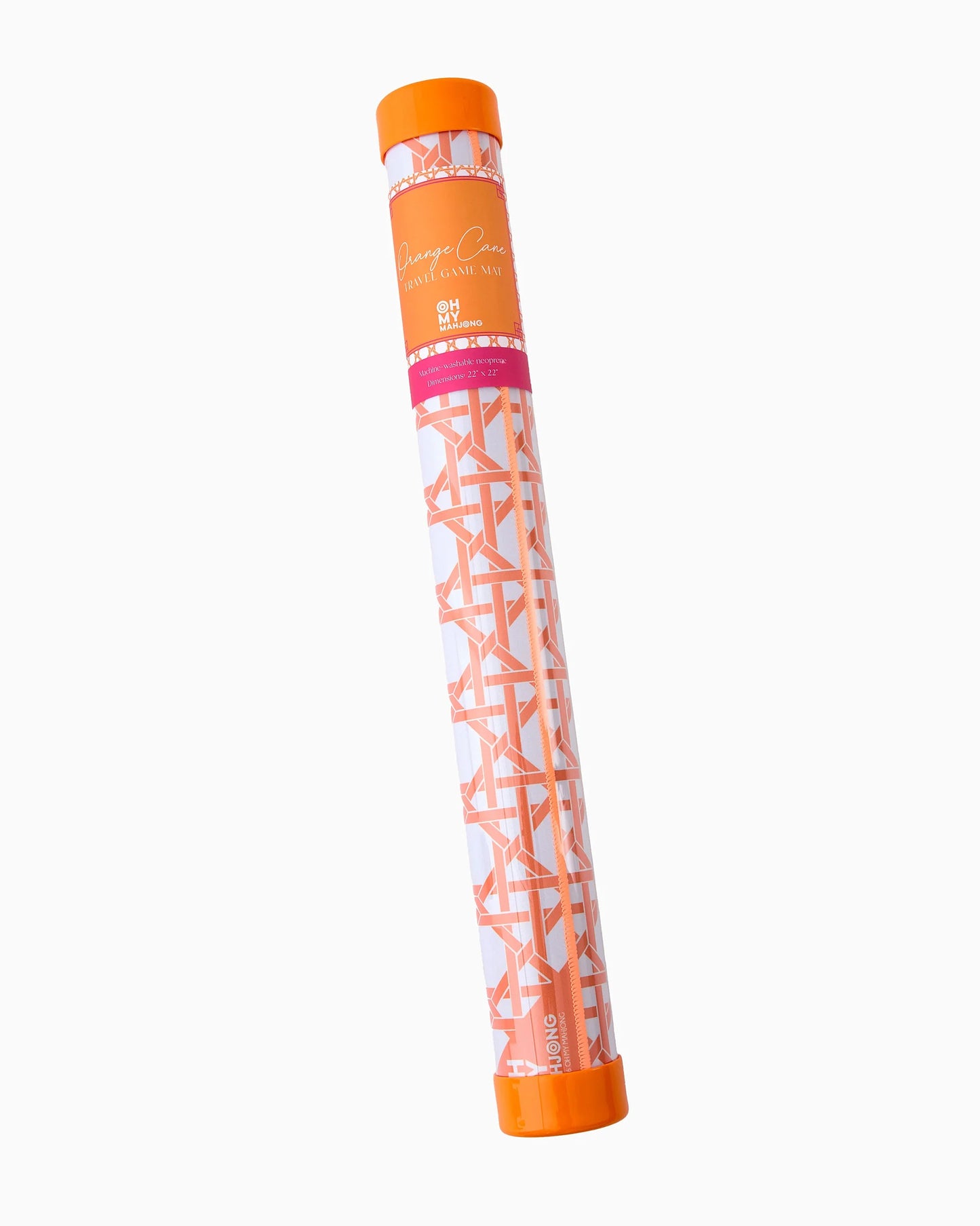 Oh My Mahjong | Mini Orange Cane Mat