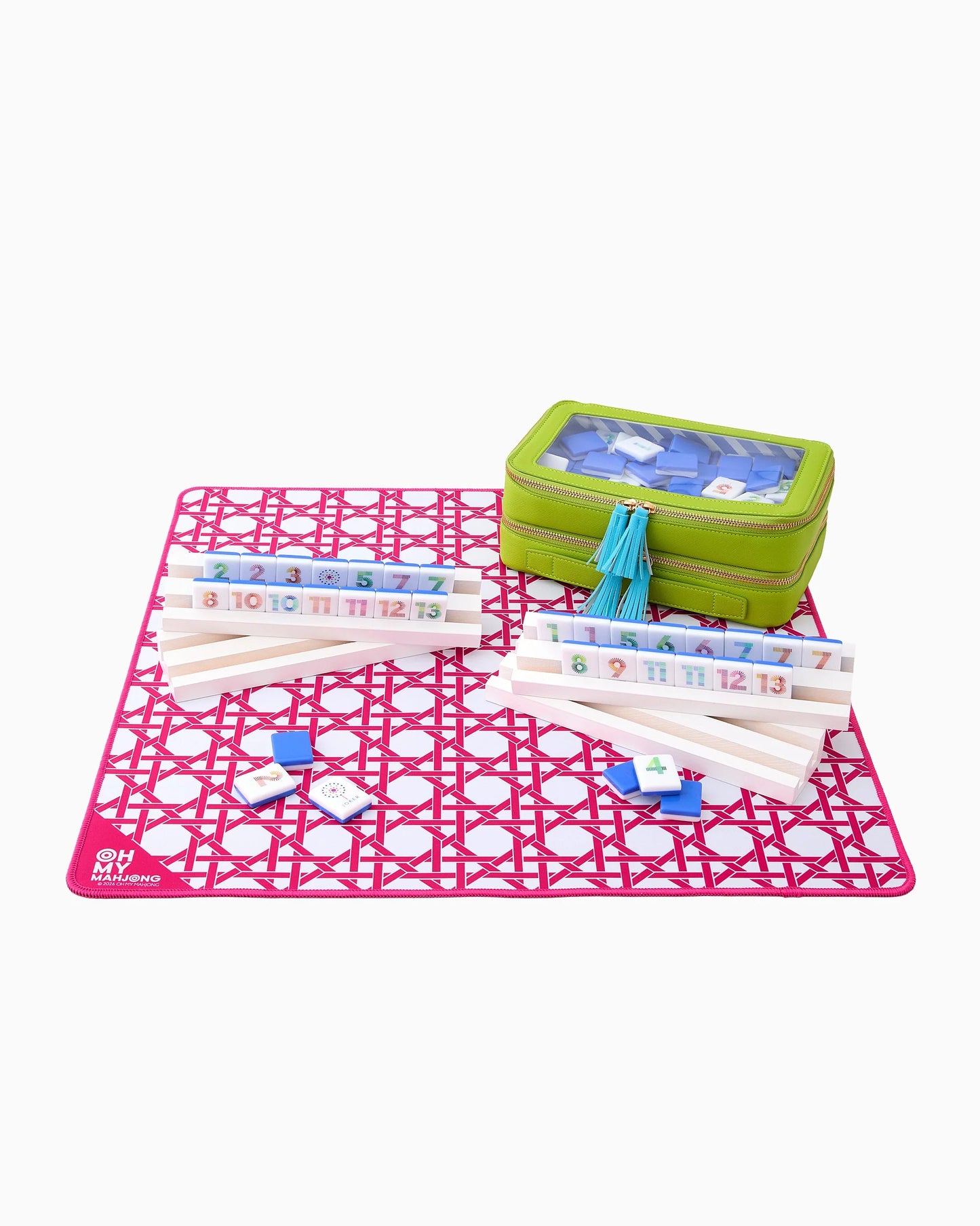 Oh My Mahjong | Mini Pink Cane Mat