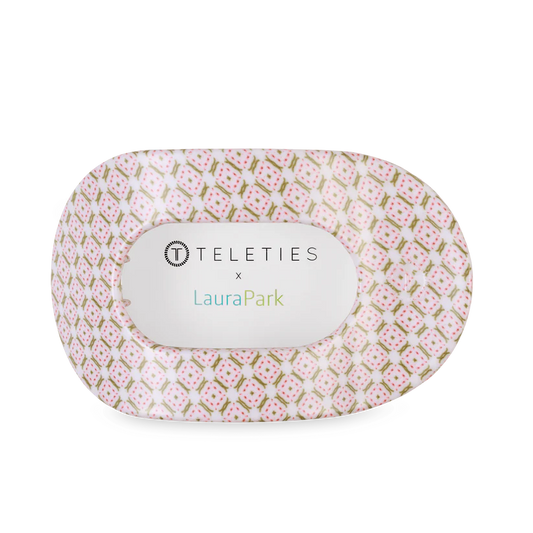 Teleties Flat Clip | Laura Park Pine & Pearl