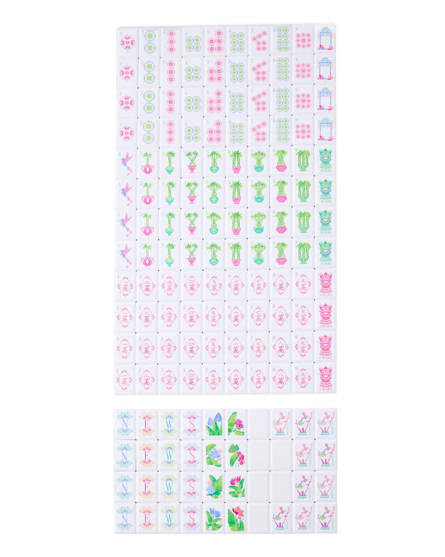 Oh My Mahjong | Poppy Debutante Tile Set