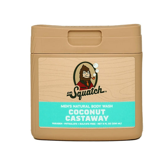 Dr. Squatch Coconut Castaway 8oz Body Wash