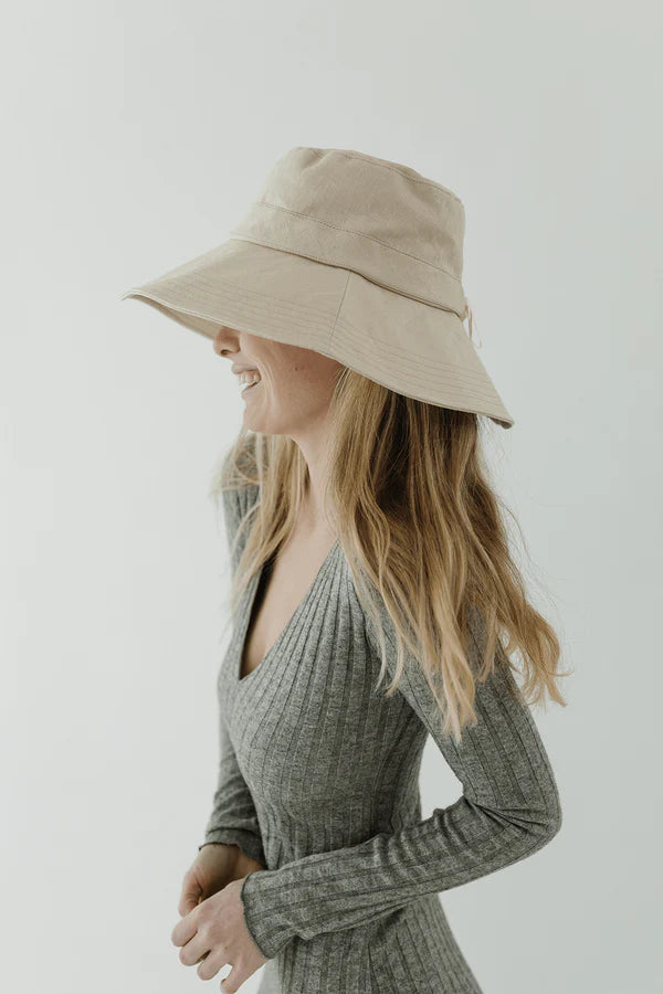 Chandler Linen Bucket Hat