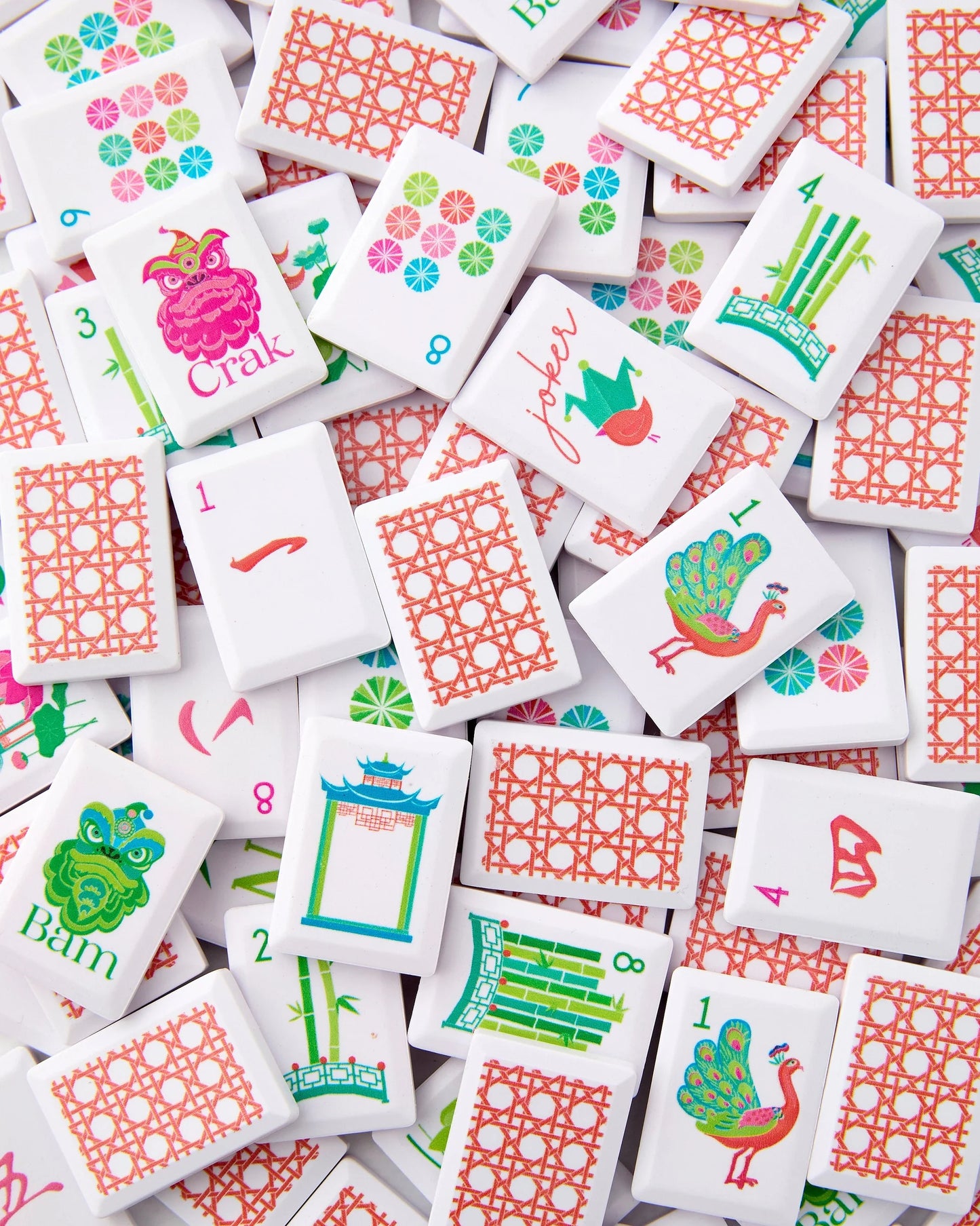 Oh My Mahjong | Sunburst Debutante Tile Set