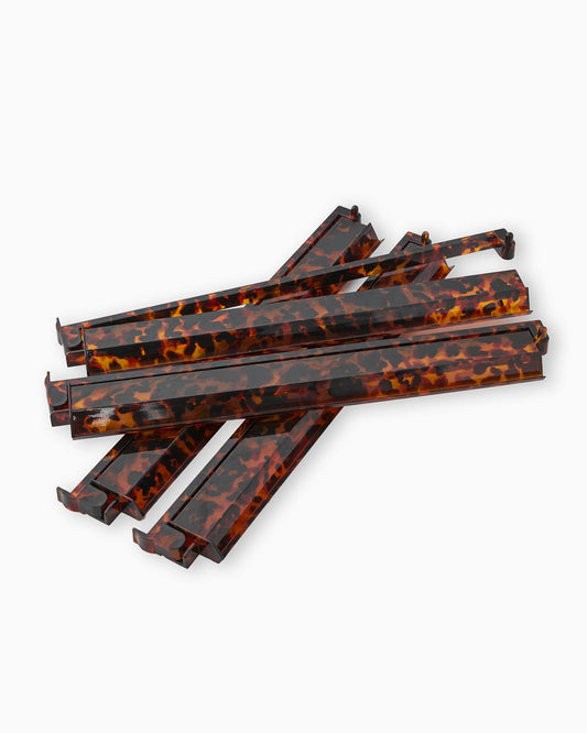 Oh My Mahjong | Tortoise Shell Acrylic Rack & Pushers Set